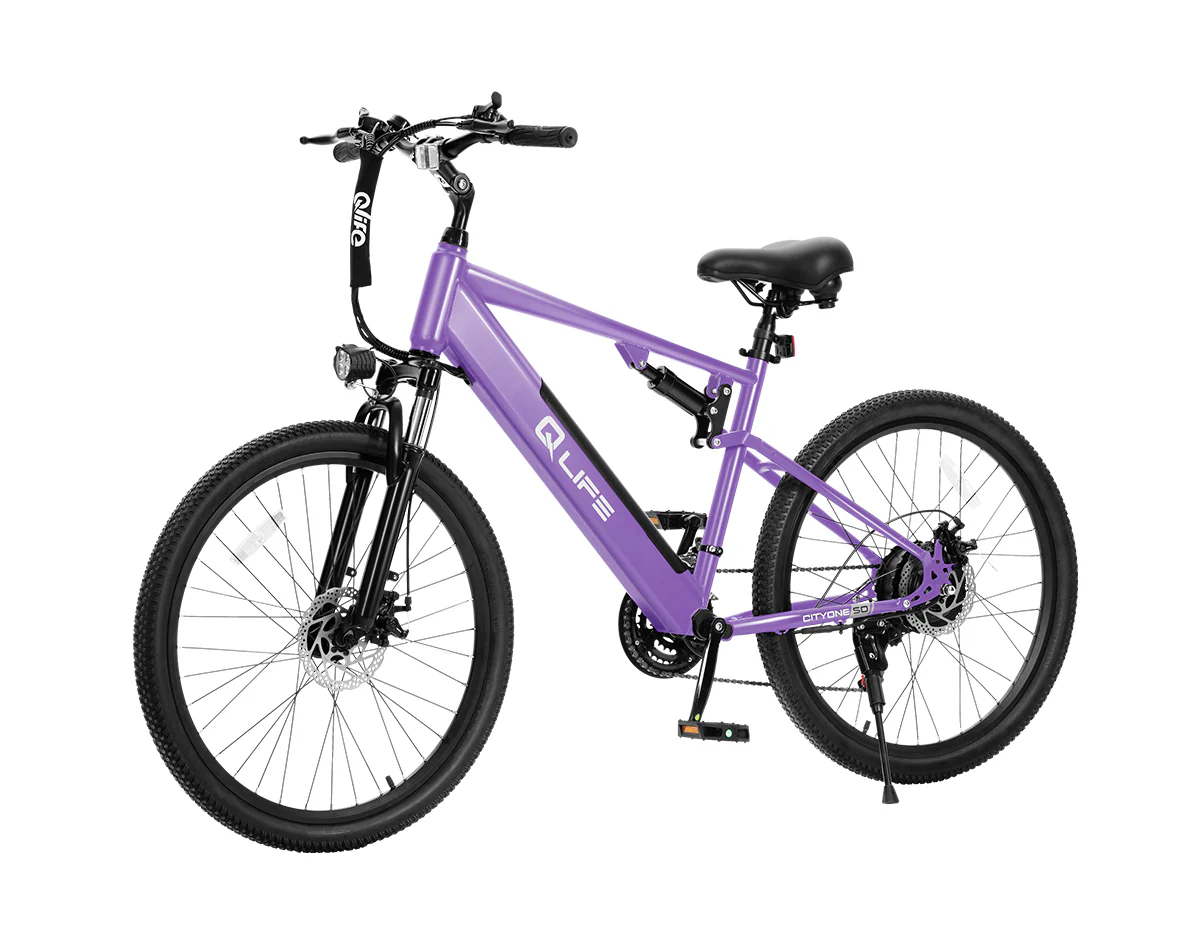 Cityone Step Over Ultra Full Suspension Mountain eBike for Adults - Image 34