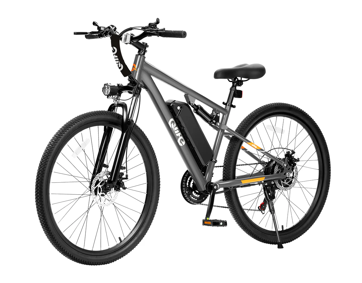 Racer Ultra Step-Over Full-Suspension Mountain eBike for Adults - Image 12