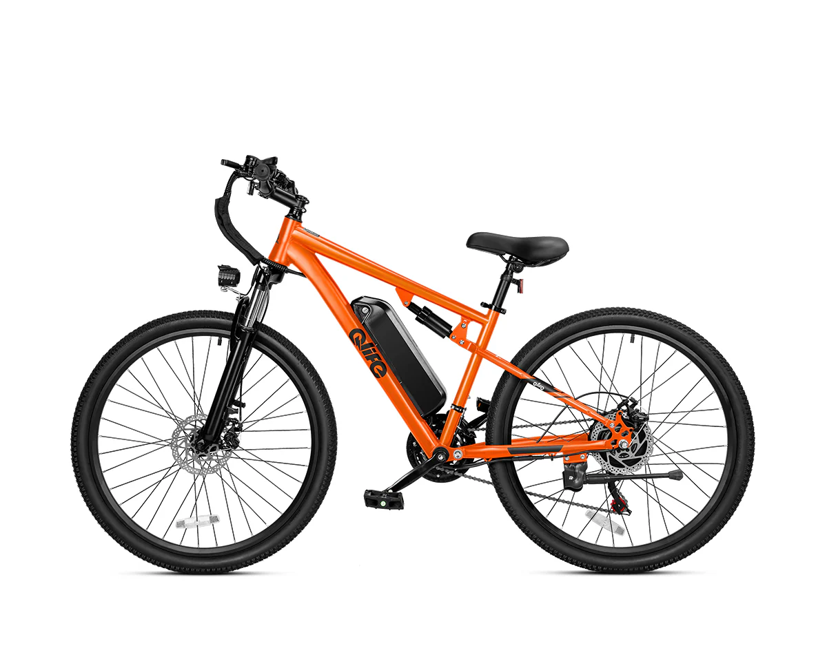 Racer Ultra Step-Over Full-Suspension Mountain eBike for Adults - Image 16
