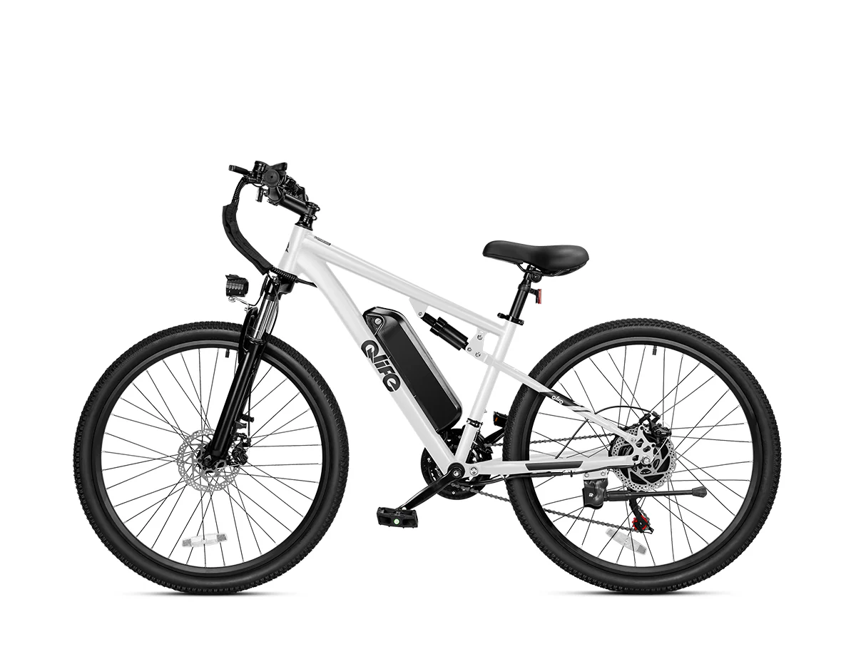 Racer Ultra Step-Over Full-Suspension Mountain eBike for Adults - Image 18
