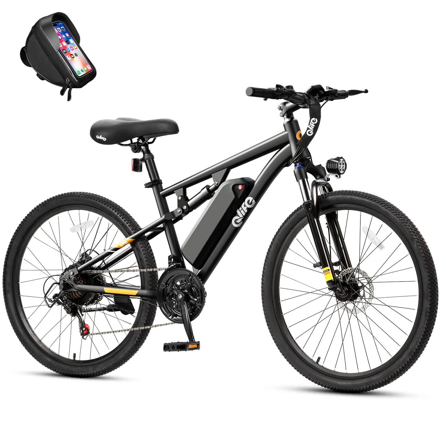 Racer Ultra 27.5'' Full-Suspension Mountain eBike for Adults - Image 7