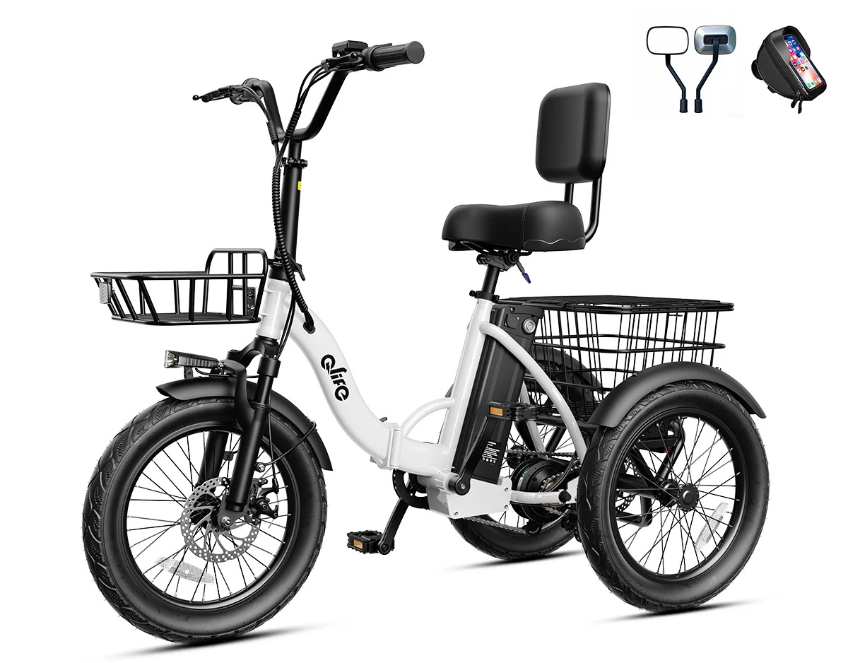 Triker 2.0 Folding 3 Wheels Electric Bike - Image 16