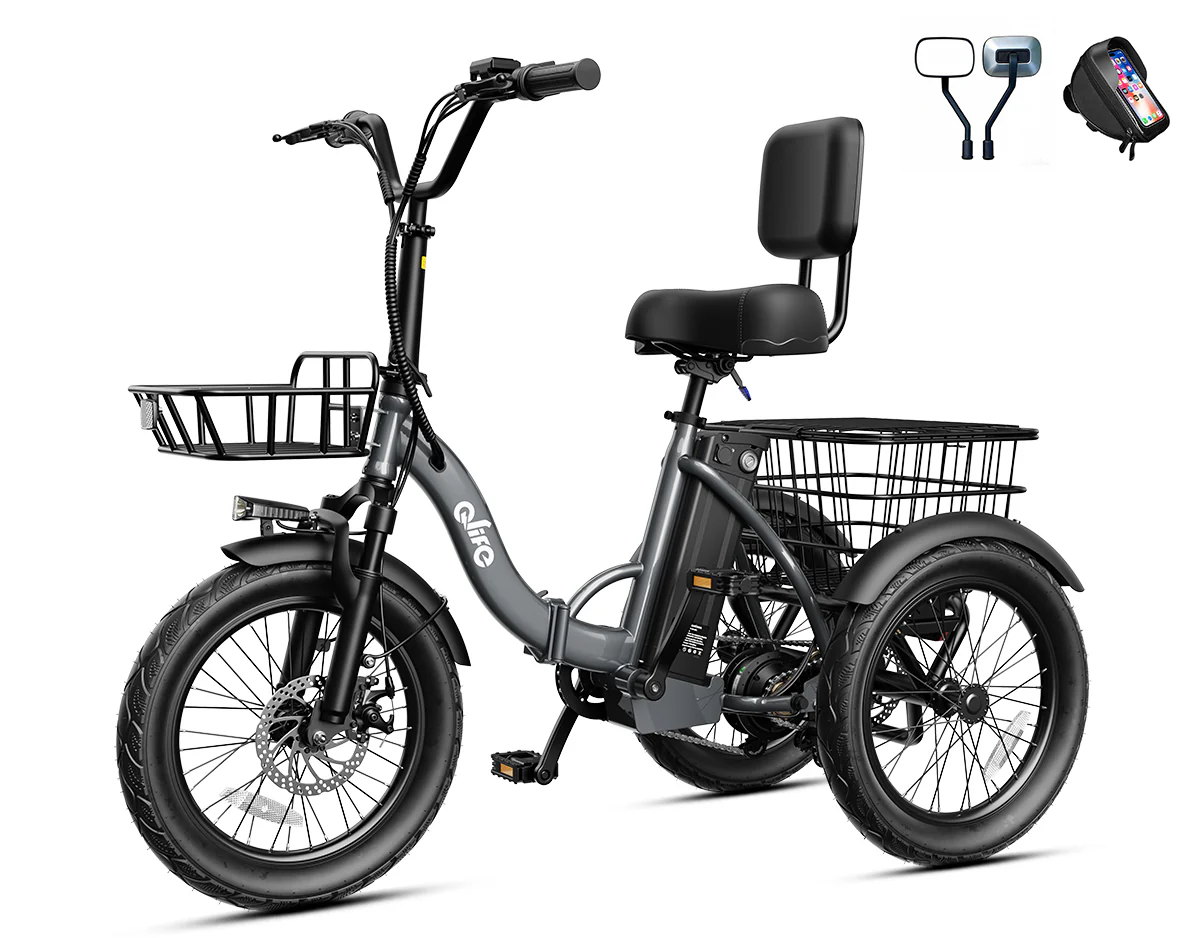 Triker 2.0 Folding 3 Wheels Electric Bike - Image 17