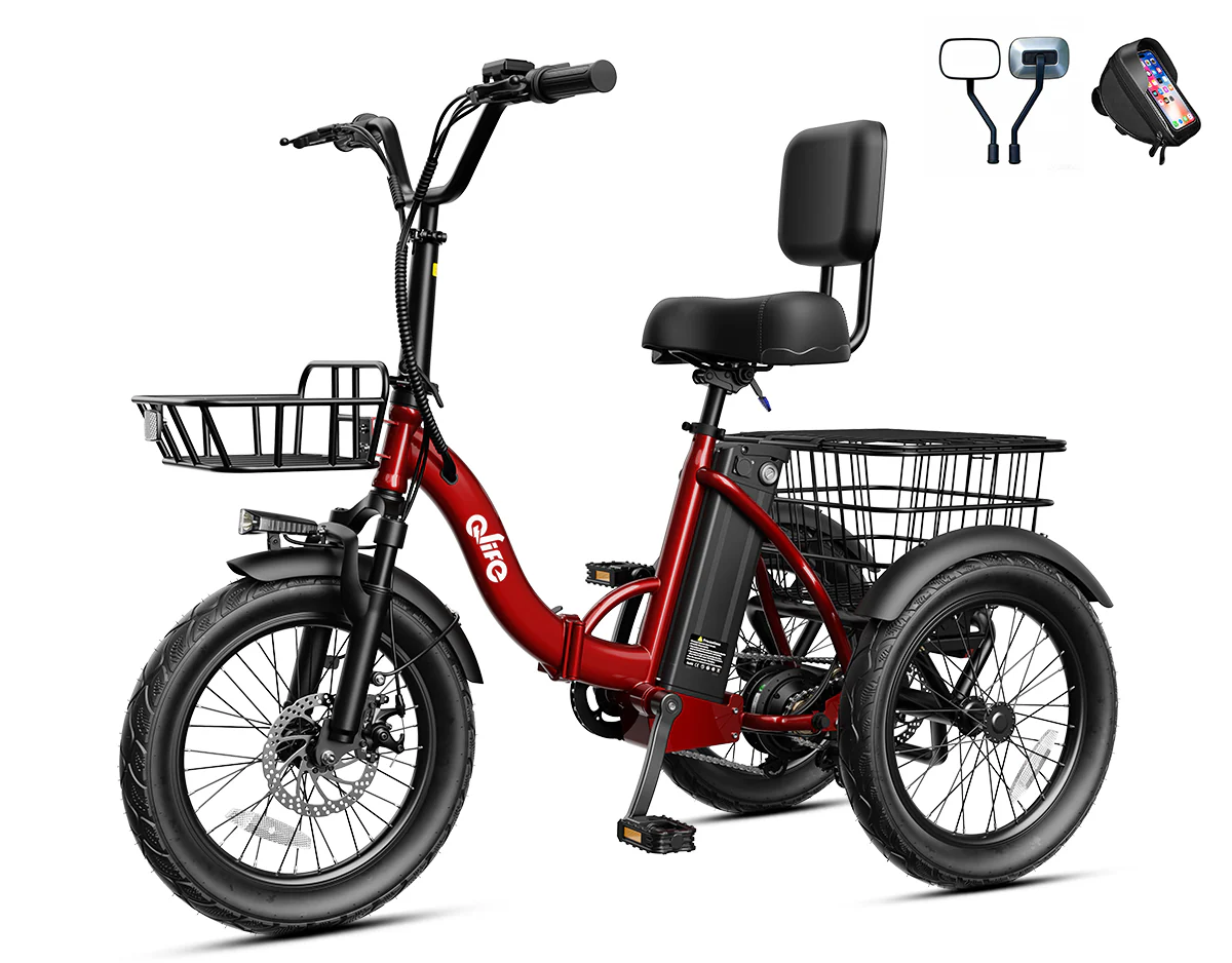 Triker 2.0 Folding 3 Wheels Electric Bike - Image 19