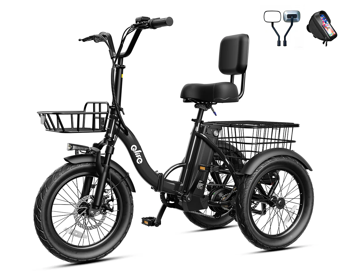 Triker 2.0 Folding 3 Wheels Electric Bike - Image 20
