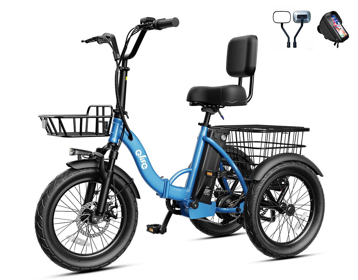 Triker 2.0 Folding 3 Wheels Electric Bike - Image 22