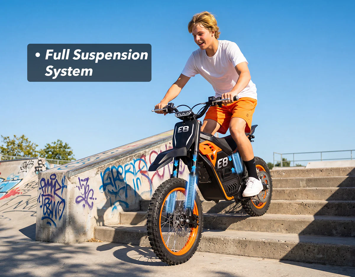 Vela E8 Electric Dirt Bike (Upgraded from E5) for Teens & Adults - Image 3