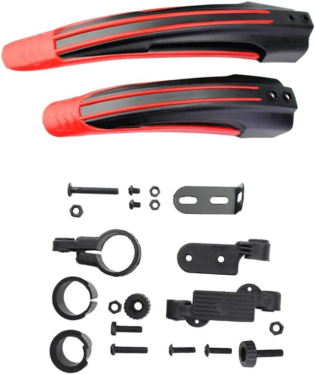 XYLORIDER Adjustable Road Mountain Bike Bicycle Cycling Tire Front/Rear Mud Guards Mudguard Fenders Set - Image 4